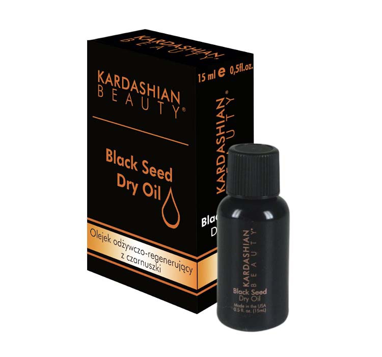 Kardashian Beauty Black Seed Dry Oil  olejek odżywczo-regenerujący z czarnuszki
